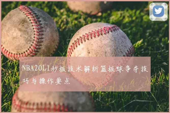 NBA2OL1秒板技术解析篮板球争夺技巧与操作要点